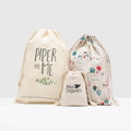 Factory Eco Fabric Gift Bag Drawstring Jewelry Packing Bag Cotton Canvas Custom Organic Cotton Drawstring Bag