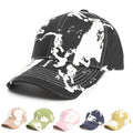 Custom logo New Style Graffiti Tie Dye Baseball Cap Luxury Wholesale Summer Unisex 6 Panel Outdoor Sport Hat