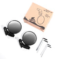 New Image Bicycle Handlebar Rearview Mirror 360 Degree Rotation Wide Angle Cycling Rear View MTB Safe Mirrors Bike Accessories