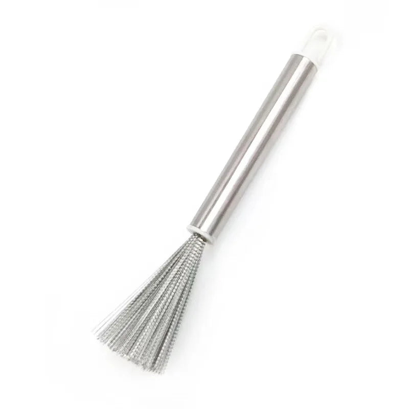Stainless Steel Pot Brush Can Clean Dishes Long Handle Powerful Decontamination Convenient and Quick Kitchen Cleaning Tool