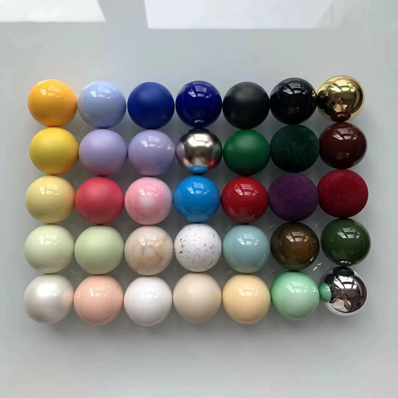 Custom Special Shiny Silver Round Ball Perfume Cap 15 Fea Perfume Bottle Round Cap