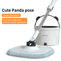 Homettler 360 Hand Free Microfiber Spin Mop Dirty Clean Water Separated Spin Mop and Bucket Set