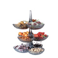Multi-Layered Plastic Fruit Tray for Living Room & Party Durable Household Dried Fruit Display Stand That Can Be Stacked
