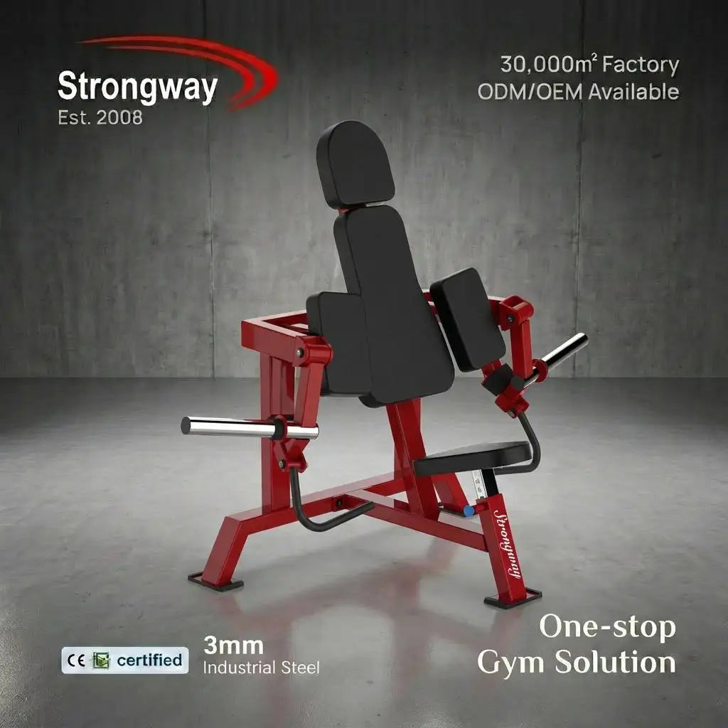 Discounted Durable Premium Iso-Lateral Biceps Machine for Chest Back Strength Training Commercial Use CE Upgraded 3mm Steel Tube