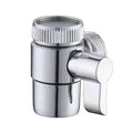 Manual 3-Way Diverter Faucet Valve Adapter Accessory Water Filter Part for Diverting Water Flow
