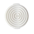 Direct Wholesale From China Manufacturer Saffron Circles Round Silicone Molds for Cake Decoration White Silicone Baking Mold