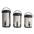 Milk Tea Shop Stainless Steel 8l 10L 12L Thermos Bucket Vacuum Flask With Thermometer