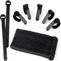 Stock Wholesale Back to Back Hook and Loop Cable Tie with Self-Adhesive Eco-Friendly Nylon Heat Resistance Custom Logo Option