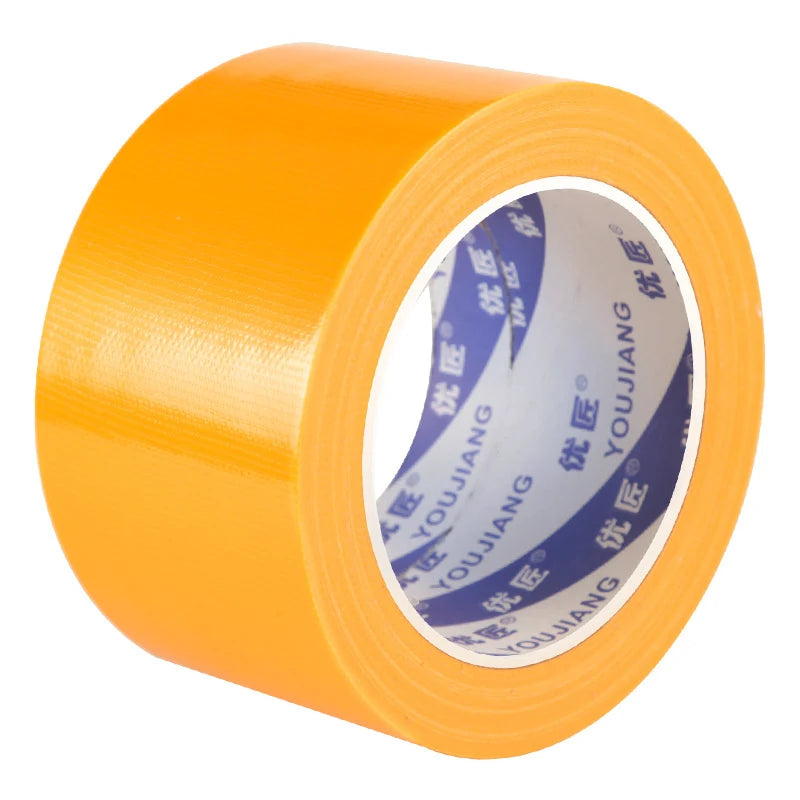 YOUJIANG Hot Saling Waterproof Customize Size Yellow Cloth Duct Tape Highlighter Colored Tape for Warehouse and Storage