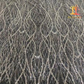 Wholesale Price 100% Polyester Eco-Friendly Sequin Embroidery Beaded Bridal Mesh Lace Fabric XM-BF0603