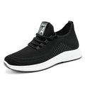 Men's Sneakers Summer Fly Knitting Breathable Non-odory Feet Mesh Shoes Soft Soles Light Running  Fashionable Fly Knitting Shoes