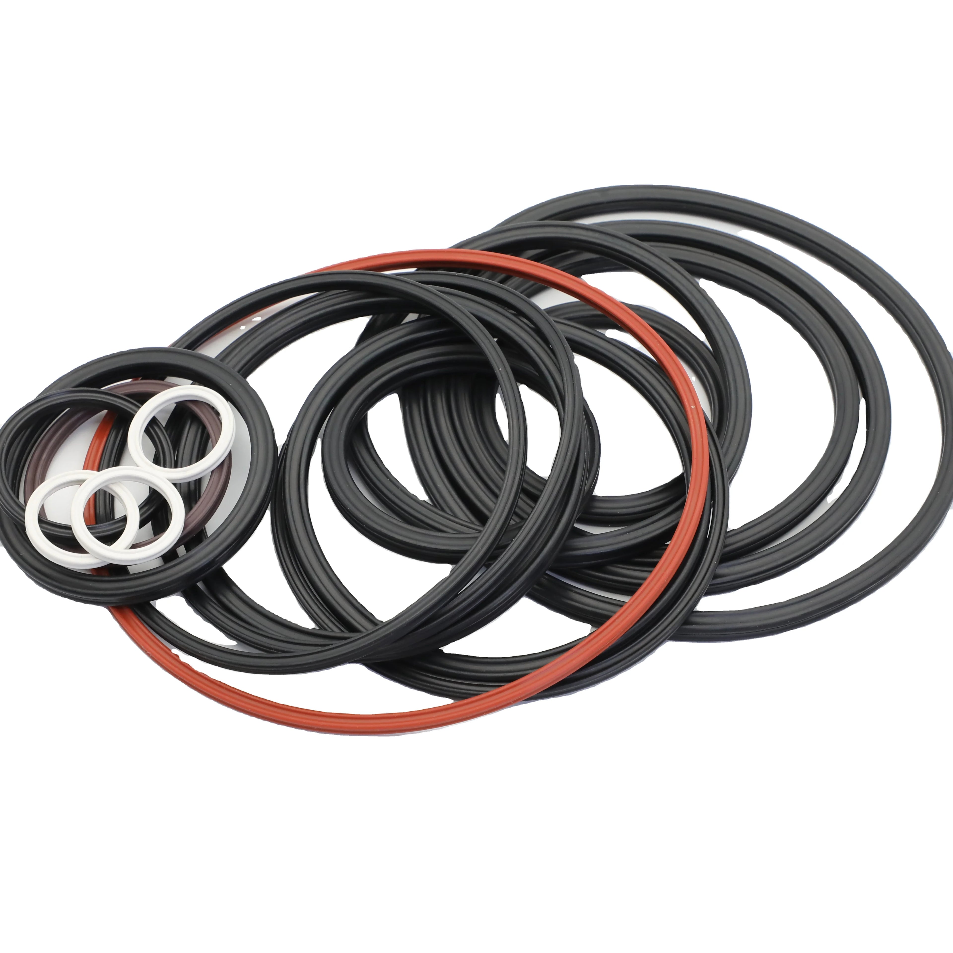 High Pressure Oil Heat Resistant Gas Connection Seal Durable Rubber O-ring FKM NBR PU PTFE Industrial Use AS568 Model Customized
