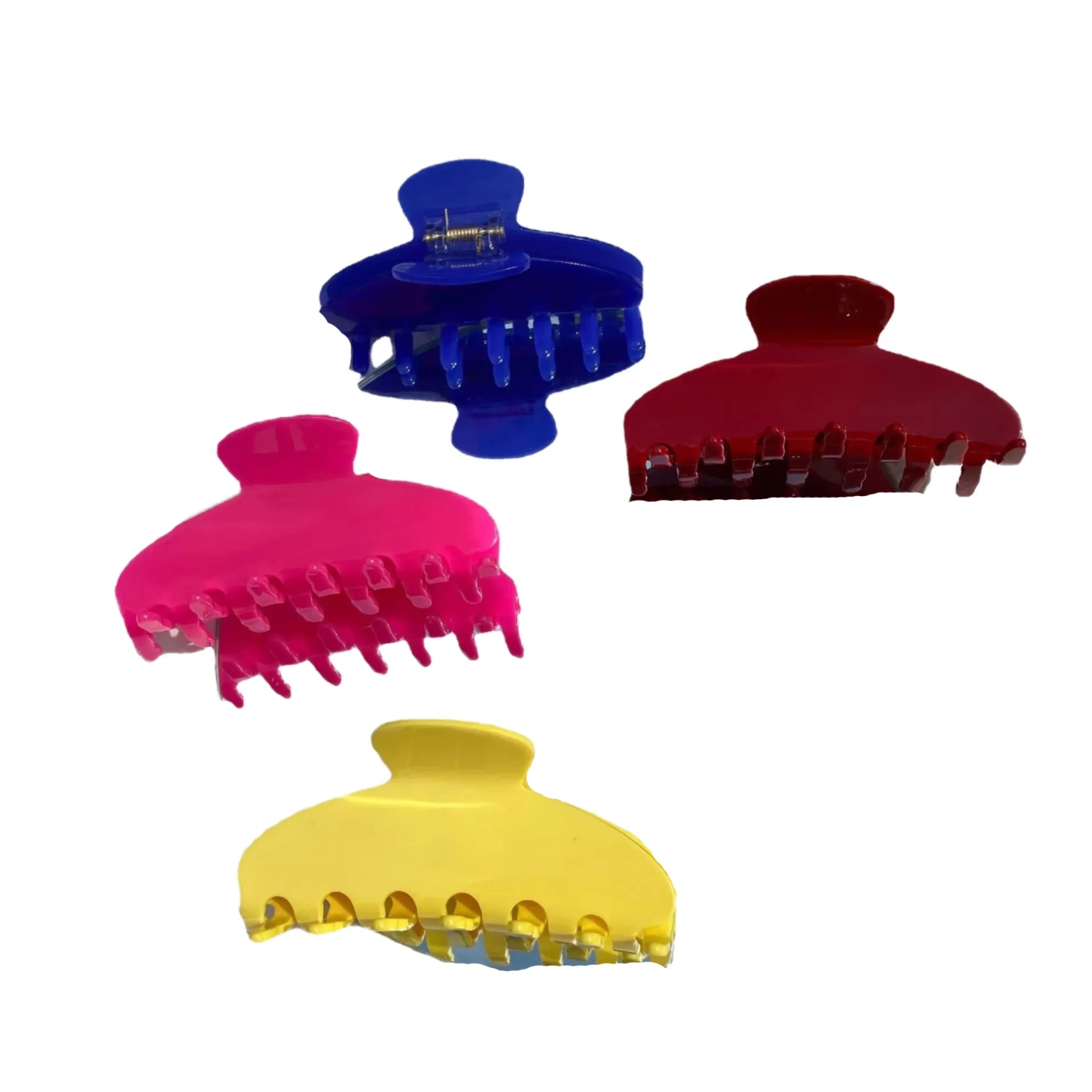 ZiTeng Factory Wholesale Women's Elegant Korean Style Acetate Hair Claw Clip Custom Logo Large Cellulose Hair Accessory for