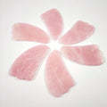HZ Jade Roller Gua Sha Set Facial Beauty Tool Rose Quartz Roller pink Crystal Face-lift Tool