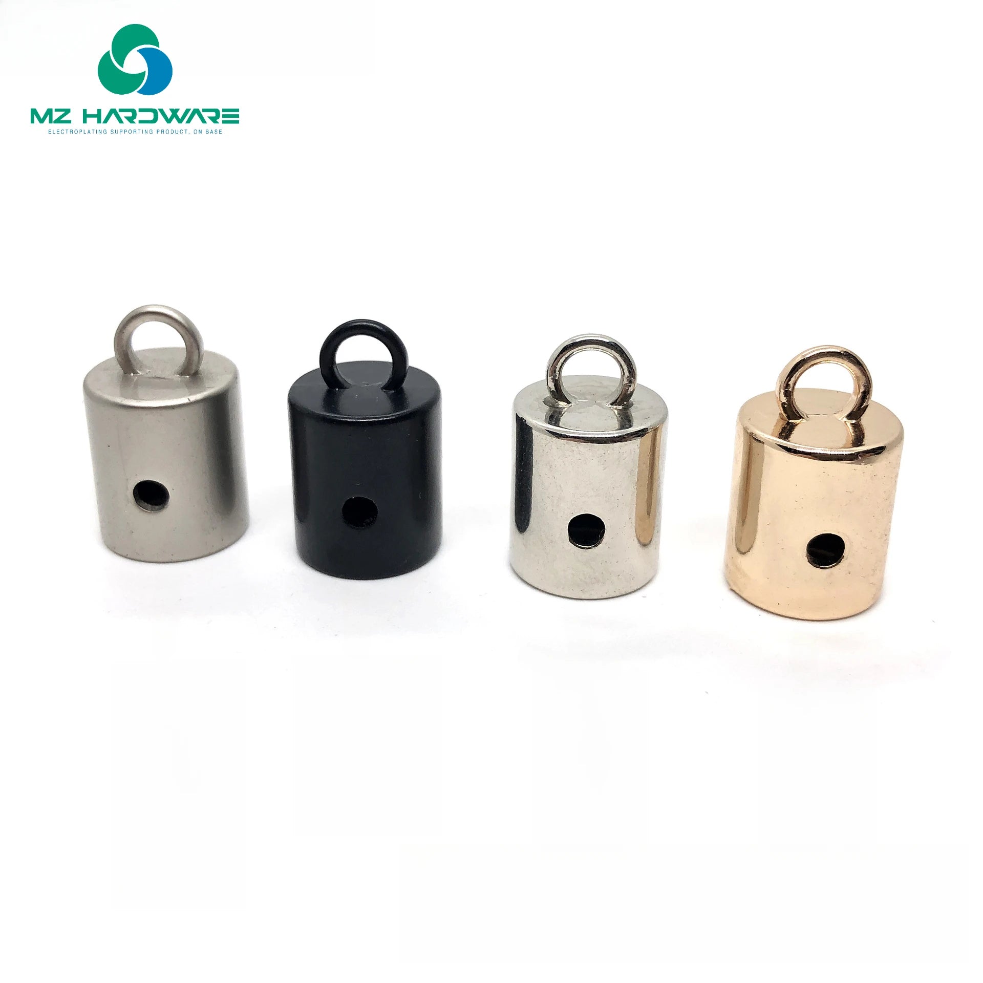 MZhardware for Luxury Rounded Tassel Cap Rope Head Hanging Swivel Clasp Hook Purse Handle End Cord Stopper Hook Metal Waterproof