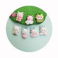 New Year Mini Cute Chinese Dragon Series Flat Back Resin Convex Circular Clipbook DIY Pendant. Hairpin Jewelry Craft Decoration