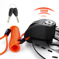KOVIX 120dB Anti-Theft Motorcycle Wheel Locks Bike Scooter Alarm Disc Locks for Bicycle Use