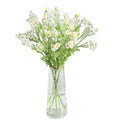 Wholesale Popular European Artificial Daisy Flowers Small Chamomile Flower Silk Cloth Restaurant Decoration Table Centerpiece