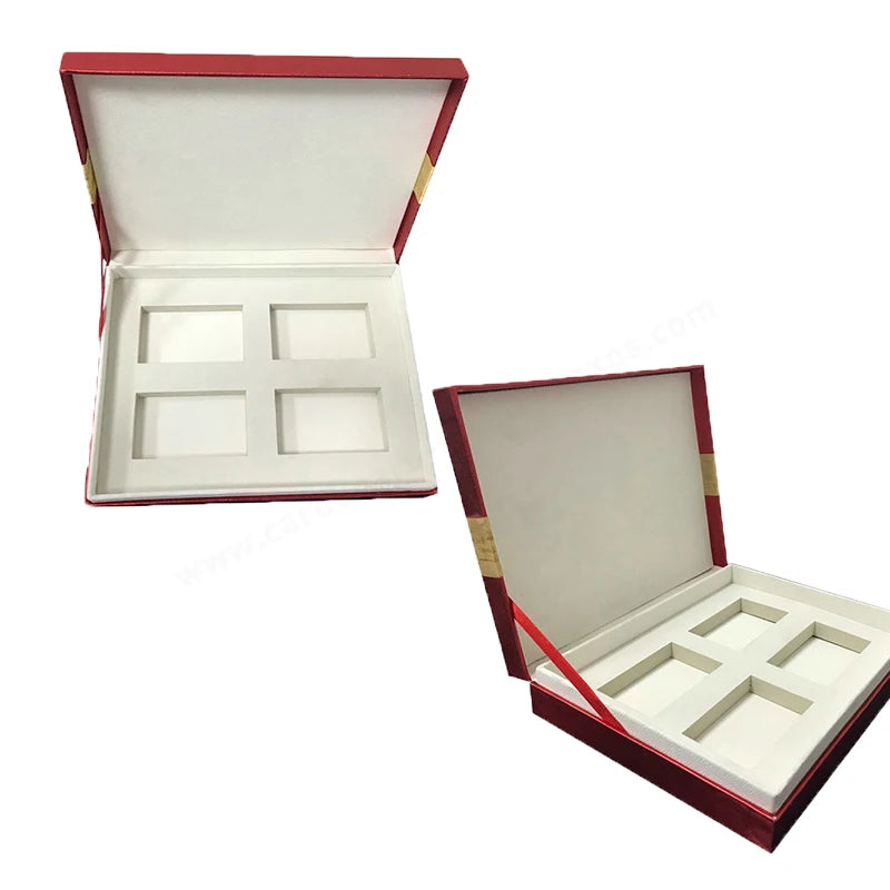 Luxury Custom Book-shaped Squarer Magnetic Closure Gift Box with Gloss Matte Sponge Lining Gift Box  Packing Art Pape Gift Box