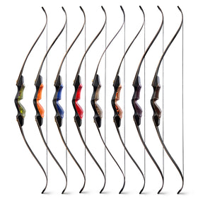 Hunting Bow Outdoor Archery Equipment Wooden Recurve Bow 25-60 Lbs Portable Takedown Recurve Bow