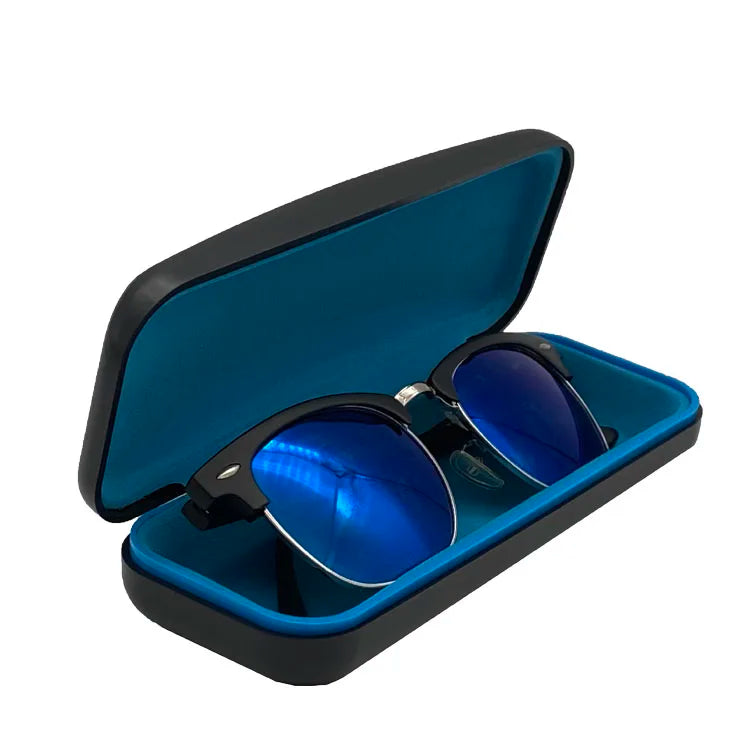 Wholesale Cheap Fashion Plastic Eyeglasses Case Packaging Custom Logo Glasses Case