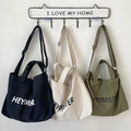 Large Capacity Student Bag Business Vintage Canvas Messenger Bags Unisex Canvas Shoulder Bag
