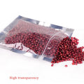 Factory Price 6x10cm Clear Front Silver Aluminum Foil Bags Factory Price Zip Lock Package Bag Food Grocery Mylar Plastic Bags