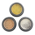 3D Fashionable Half Round Alloy Nail Charms Caviar Beads 3 Colors Nail Art Decoration Accessories