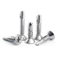 Galvanized Coated CSK Countersunk Head Self Drilling Screw Metric Measurement System for Metal