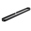 Rack Wall Mounted Towel Rack Self-Adhesive Towel Bar No Drilling Stainless Steel Towel Holder with Hook Black