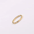Joolim High End 18K Gold Plated Tungsten Stainless Steel Tangent Plane Dainty Rings for Women Finger Ring Non Tarnish