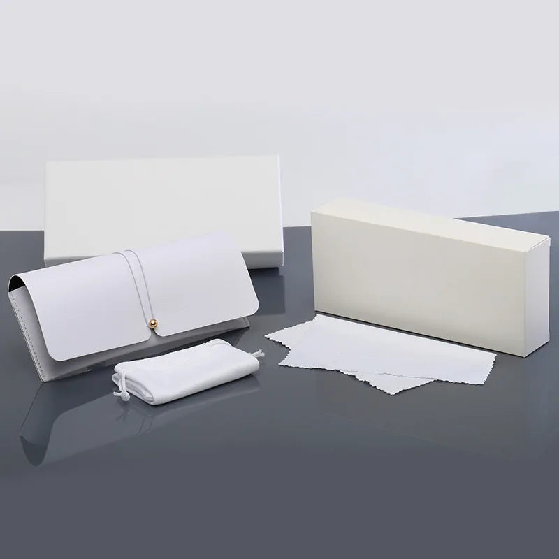2026 Glasses Packing Portable Glasses Case Magnetic PU Leather Foldable Box for Eyeglasses Oversize Sunglasses Case and Bag