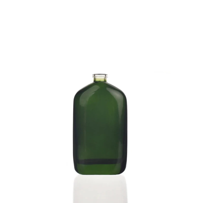 Customized 50ml Green Perfume Empty Glass Bottle with Pump Sprayer Customized Cosmetic Packaging in Stock
