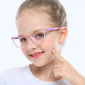DOISYER New TR90 Mobile Phone Anti-Blue Light Glasses for Kids Silicone Nose Pad Protective Children's Eyewear