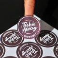 Bulk Custom Offset Printed Waterproof Heat Transfer Paper Round Labels Gold Foiling Adhesive PVC Stickers for Cups