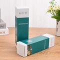 Custom Silver Foil UV Matt Lamination Embossing Green Skincare Perfume Lip Gloss Blush Packaging Box Recyclable Cosmetic Boxes