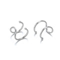 EManco Trendy 14k Gold Ear Cuffs Earrings Dainty Ear Clip Stainless Steel Wholesale Jewelry Minimalist Ear Cuffs