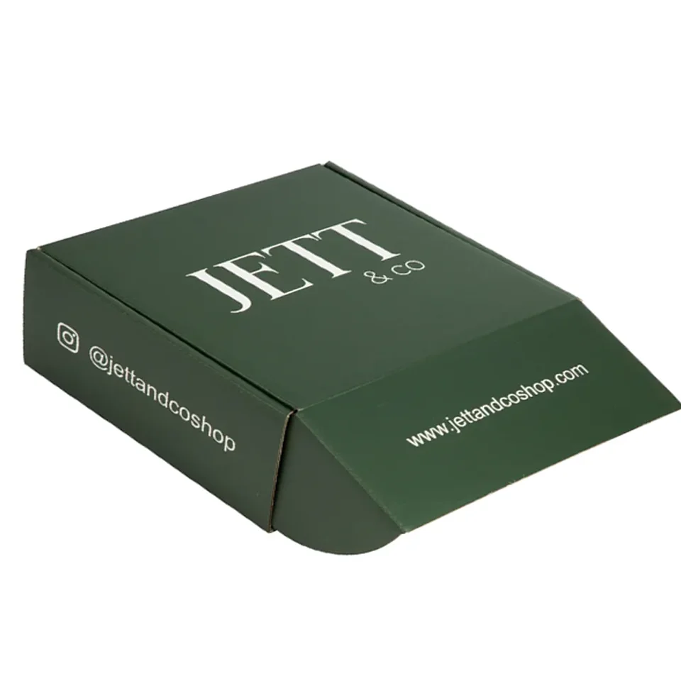 OEM Custom Logo Printed Luxury Corrugated Folding Kraft Cosmetic Paper Packaging Box Cardboard Shipping Mailer Box