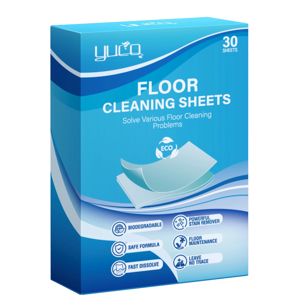 Floor Cleaner Sheets Mopping Hardwood Wood Floor Cleaner Tablet Concentrated Water Soluble Floor Cleaning Sheets Household Clean