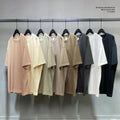 Fast Custom 280gsm Heavyweight 100% Cotton Oversized Fashion Drop Shoulder Men's T-Shirts for Wholesale