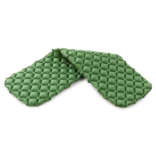 Camping Sleeping Pad Inflatable with Pillow Built-in Pump Compact Waterproof 40D Nylon TPU Film Color
