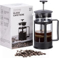 Hot Selling BPA Free Heat Resistant Thickened Borosilicate Glass French Press Coffee Maker Coffee Pot for Camping Travel Gifts