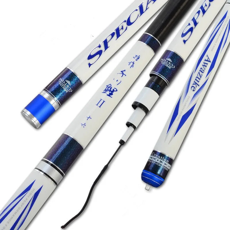 Factory Wholesale Special Design Carbon Fiber Telescopic Freshwater Stream Carp Fishing Rod