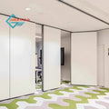 Modern Factory Director Office Room Operable Partition Wall Sliding Laminate Mobile Pivoting Partition Adjustable for School Use