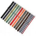 Factory Watch Belt Bulk 20mm 22mm Nylon 5 Rings Watchband 20mm Colorful Nylon Watch Strap Fashion Sport Watch Band Replace Strap