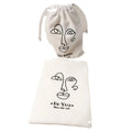 Custom Velvet Jewelry Bag 100% Organic Cotton Canvas Pouch Small Cotton Drawstring Bag With Logo for Gift Packaging