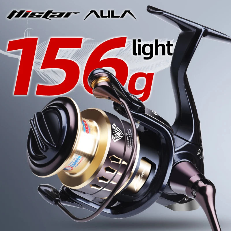 Histar OEM Ultralight 800 1000 2500 Freshwater or Saltwater Light Carbon Body Sea Spinning Reel Fishing Tackle