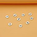 925 Sterling Silver Letter Connector Jewelry Findings & Component for DIY Bracelet and Necklace
