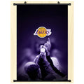 30*45CM Cool la lakers canvas art printing motivational basketball super star collection basketball player poster