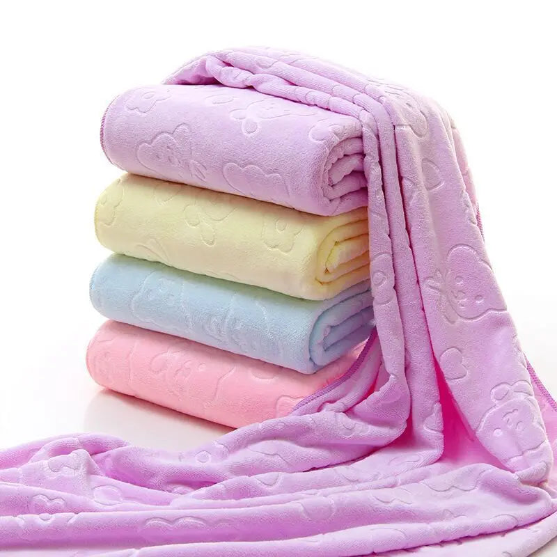 Hight Quality Extra Emboss Large Sauna SPA Terry Bath Towels Super Absorb Water Microfiber Beach Shower Gift Bath Towel